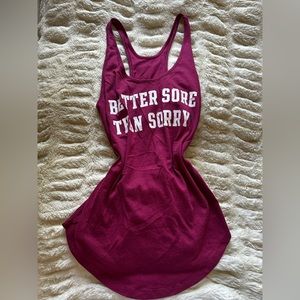 💓 Pink Victoria secret small tank top stretchy casual